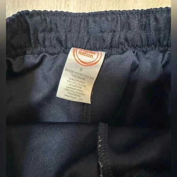 298. School Uniform Scooter skirt set of 2 navy blue - girls size 4-6T - Picture 2 of 6